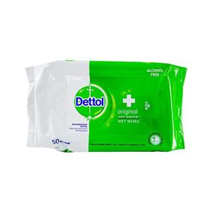 دستمال مرطوب 50برگی  دتول dettol 