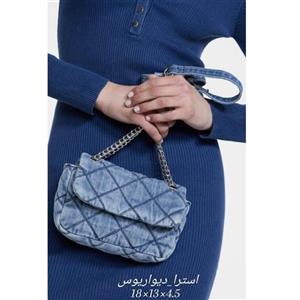کیف زنانه استرادیواریوس اصل طرح جین سایز m