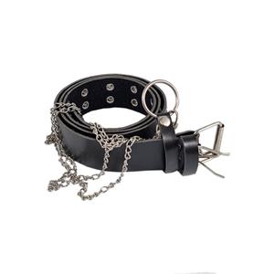 کمربند زنانه دو پرچی زنجیری کد 9575