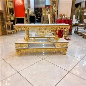 میز ال سی دی مدل گل سرخ بسیار خوش رنگ و خوش ساخت