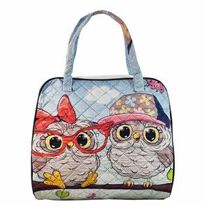 ساک طرحدار پارچه ای طرح جغد کد 5951