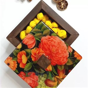 قندان و شکلات خوری چوبی