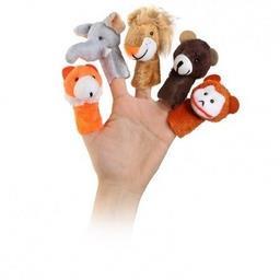 عروسک های انگشتی حیوانات اهلی و وحشی جداگانه شرکت پرشین 5 عددی