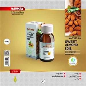 روغن بادام شیرین صادراتی 60 میل نرمک