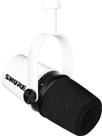 میکروفون برند Shure| مدل MV7-W| سفید|برای بازی| پادکست| ضبط و پخش جریانی|تمام فلزی| USB/XLR- زمان تحویل 3 تا 4 هفته کاری