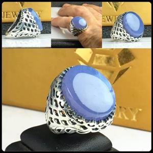 انگشتر عقیق یمنی سرخ نقره مردانه