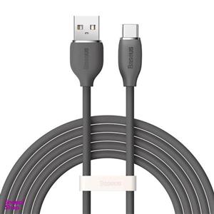 کابل تبدیل USB به USB-C باسئوس مدل JELLY LIQUID SILICA GEL 100W طول 2 متر