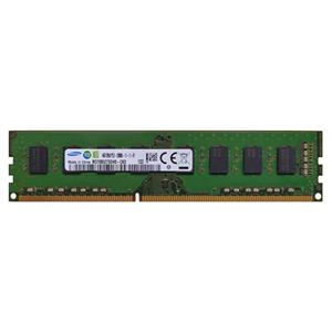 رم کامپیوتر  DDR3 دو کاناله 1600 مگاهرتز CL11 سامسونگ مدل PC3-12800U ظرفیت 4 گیگابایت