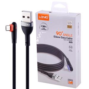 کابل میکرو یو اس بی فست شارژ Ldnio LS562 2.4A 2m یکسر L
