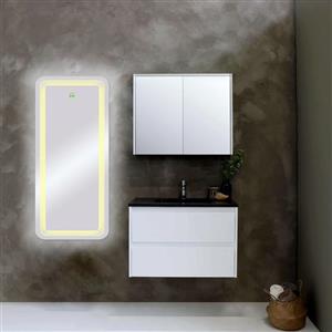 آینه گلسموند مدل مستطیل آرایشی بک لایت کد VBLBSM