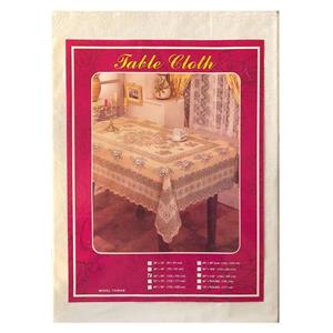 سفره شش نفره مدل گل برجسته