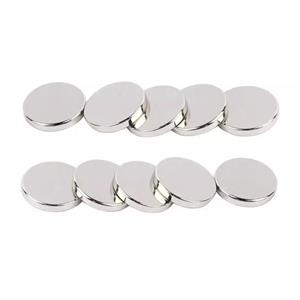آهن ربا مدل نئودیمیوم دیسک D12x2mm بسته 10 عددی