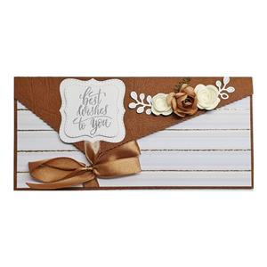 پاکت پول مدل Best Wishes to You طرح طلاکوب