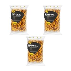 پسته شور اکبری نچرال - 500 گرم بسته 3 عددی