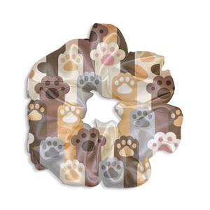 کش مو زنانه مدل اسکرانچی طرح پنجه های گربه کیوت کد SCH0180