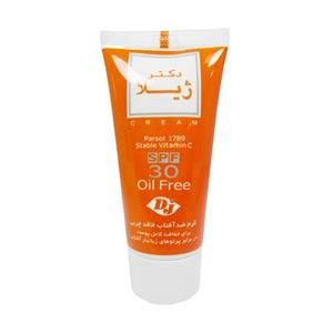 کرم ضدآفتاب رنگی دکتر ژیلا Spf30 حجم 30 گرم - انواع پوست ها Doctor Jila Sunscreen Cream Oil Free SPF30 Tinted