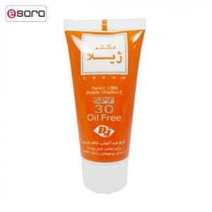 کرم ضدآفتاب رنگی دکتر ژیلا Spf30 حجم 30 گرم - انواع پوست ها Doctor Jila Sunscreen Cream Oil Free SPF30 Tinted
