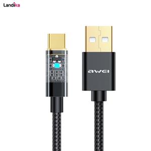 کابل تبدیل USB به USB-C آوی Awei CL139T - مشکی