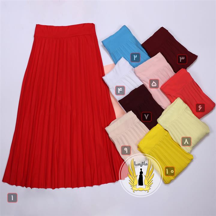 دامن پلیسه بلند