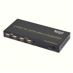 سوییچ چهار پورت HDMI KVM نت پیل مدل 4K401HUK