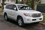 گلگیر جلو سمت راست تویوتا لندکروزر مدل 2012 تا 2015 استوک رنگ فابریک سفید Fender Front Right Toyota land cruiser White Original Color