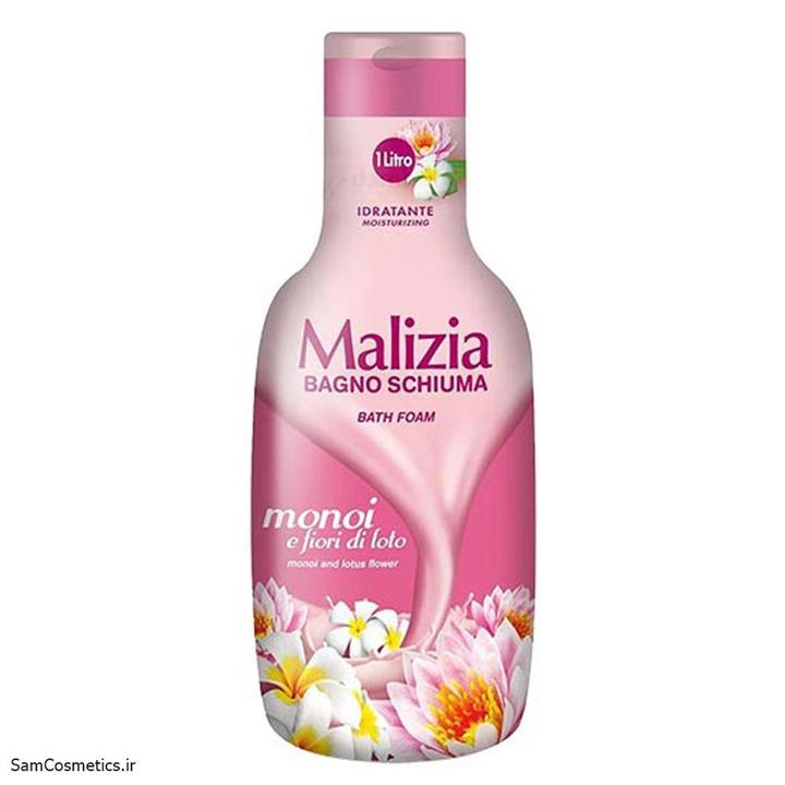 شامپو بدن گل یاس و نیلوفر آبی مالیزیا Malizia Monoi حجم 1000 میلی لیتر