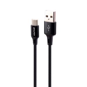 کابل کوتاه فست شارژ Type-c برند Awei مدل CL-50T 3A طول 30cm