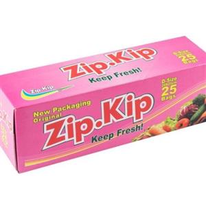 کیسه زیپ کیپ سایز 20×25 بسته 25 تایی(کارتن 10 بسته)