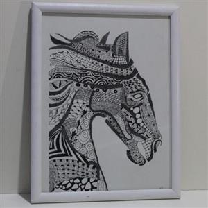 تابلو نقاشی اسب