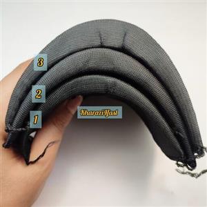 اپُل روکش دار لباس کد 1-666  سایز کوچک رنگ مشکی