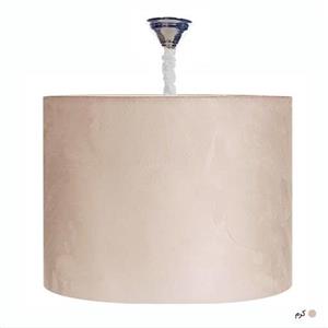 لوستر  کلاسیک ساده مدل استوانه ای (کرم)