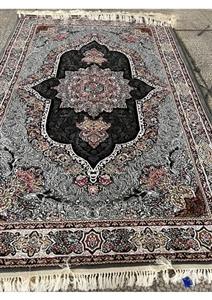فرش ماشینی بی سی اف نقشه کارینا رنگ فیلی 12متری
