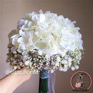 دسته گل مصنوعی عروس  ارتانزیا ژیپسوفیلا، دسته گل عروس ، دسته گل