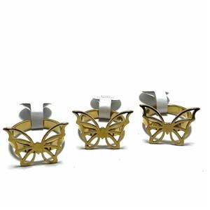 انگشتر طرح پروانه استیل