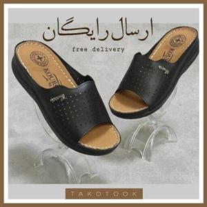 دمپایی طبی  زیره پیو  رویه چرم خارجی سایز37تا40 محصول آنلاین شاپ مشهد با ارسال رایگان