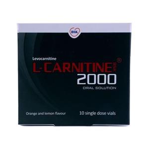 مکمل ال کارنیتین 2000 میلی گرم بی اس کی محلول خوراکی 