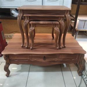 ست میز عسلی و جلومبلی 4 تایی مینو