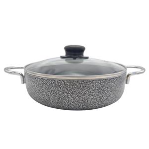 تابه عروس سایز 26ماهیتابه عروس  تفلون گرانیت تابه تفلون عروس  تابه دودسته عروس  ماهیتابه دربدار عروس