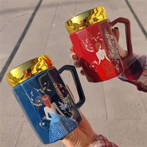 ماگ درب دار آینه ای