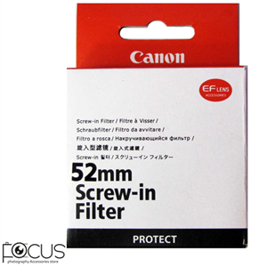 فیلتر UV لنز دوربین های عکاسی کانن Canon 52mm Screw-in Filter UV Canon 52mm  Filter UV