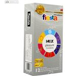 کاندوم میکس پلژر فیستا | 12عددی | Mix pleasure condoms fiesta #
