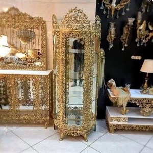 بوفه آلومینیومی جنس آلیاژ، مدل گل سرخ