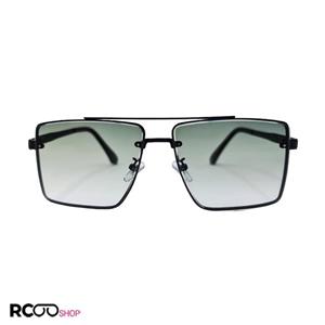 عینک آفتابی DITIAI با فریم مشکی رنگ و مربعی و لنز سبز مدل 9683