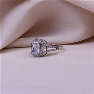 انگشتر موزانایت سنتاتیک زنانه کد 10146