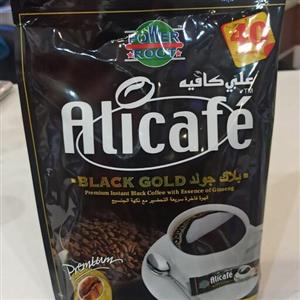 قهوه فوری alicafe بلک گلد 40 ساشه اصل مالزی 