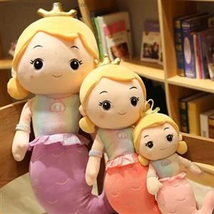 عروسک نانو پولیشی اورجینال پری دریایی سایز بزرگ 70 سانت