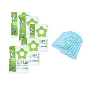 زیر انداز بهداشتی 90 در 60 برند SUN PAD بدون نشتی مجموعه 5 بسته عددی 