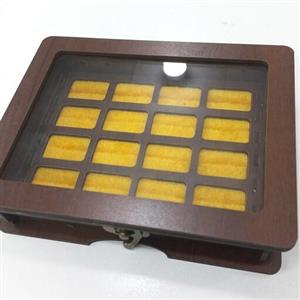 جعبه انگشتر ام دی اف 16تایی یه کار مناسب برای وشیک برای کاسب ها و انگشتر بازها و کسایی که میخوان به انگشترهاشون نظم بدن