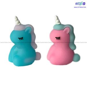 مداد تراش سلیکونی یونیکورن صورتی