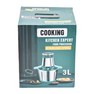 خردکن 3 لیتری کوکینگ استیل مدل F-007 (رنگ سبز)